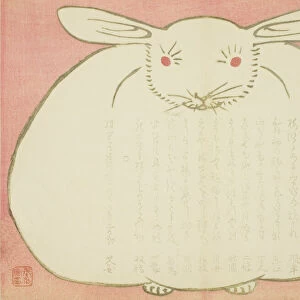 Portrait of a Rabbit, 1867. Creator: Yabu Chosui