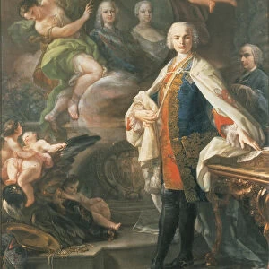 Portrait of the singer Farinelli (Carlo Broschi) (1705-1782), c. 1753. Creator: Giaquinto