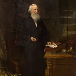 Portrait of Sir Josiah Mason, 1873. Creator: Henry Turner Munns