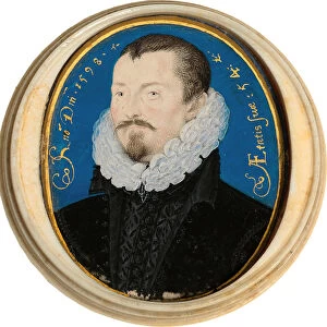 Portrait of Sir Thomas Bodley (1545-1613), 1598. Artist: Hilliard, Nicholas (c. 1547-1619)