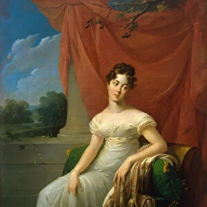 Portrait of Sofia Apraxina, 1818. Artist: Riesener, Henri-Francoiss (1767-1828)