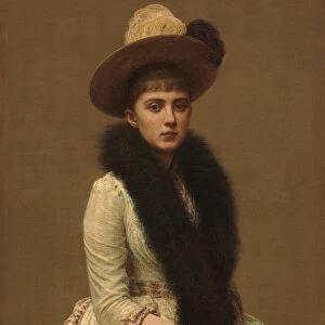 Portrait of Sonia, 1890. Creator: Henri Fantin-Latour