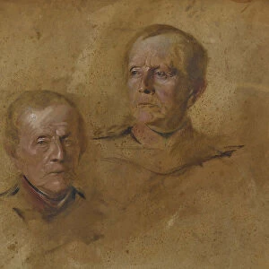 Portrait Studies of Field Marshal Helmuth Graf von Moltke (1800-1891), ca 1880-1885