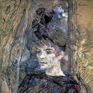 Portrait of Suzanne Valadon, 1885. Artist: Henri de Toulouse-Lautrec