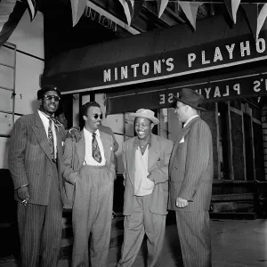 Portrait of Thelonious Monk, Howard McGhee, Roy Eldridge, and Teddy...Minton's Playhouse, N.Y. 1947 Creator: William Paul Gottlieb Portrait of Thelonious Monk, Howard McGhee, Roy Eldridge, and Teddy...Minton's Playhouse, N.Y. 1947 Creator: William Paul Gottlieb