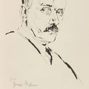 Portrait of Thomas Mann (1875-1955), 1924. Creator: Dannemann, Karl (1896-1945)