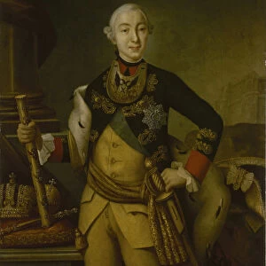 Portrait of the Tsar Peter III of Russia (1728-1762), 1761