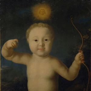 Portrait of Tsarevich Peter Petrovich of Russia (1715-1719) as Cupid, 1772. Artist: Molchanov, Grigori Dmitrievich (ca. 1730-after 1786)