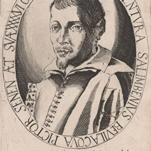 Portrait of Ventura Salimbeni, 1634. Creator: Bernardino Capitelli