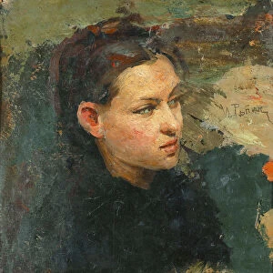 Portrait of Vera Repina, the first wife of the artist