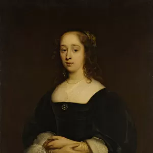 Portrait of a Woman, 1648. Creator: Cornelis Janssens van Ceulen
