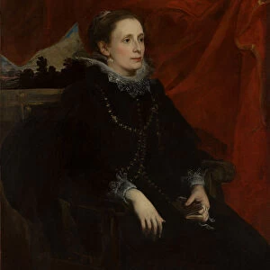 Portrait of a Woman, Called the Marchesa Durazzo, probably ca. 1622-25. Creator: Anthony van Dyck