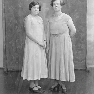 Portrait of two women, c1935. Creator: Kirk & Sons of Cowes