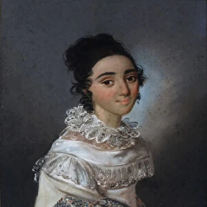 Portrait of Yekaterina Emmanuilovna Abamelik-Lazareva (1806-1880), nee Manuk-Bey, 1820. Artist: Bardou, Karl Wilhelm (1750s-after 1842)