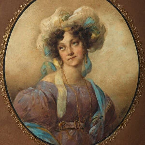 Portrait of Yelena Alexandrovna Golitsyna, nee Naryshkina (1785-1855), 1820s. Artist: Anonymous