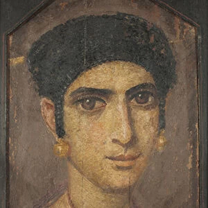Portrait of a Young Lady, 2nd cen. AD. Artist: Fayum mummy portraits