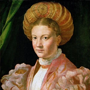 Portrait of a Young Lady, ca 1530. Artist: Parmigianino (1503-1540)