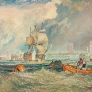 Portsmouth, c1824-5, (1905). Artiste : JMW Turner.