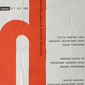 Poster for the First documenta Exhibition in 1955, 1955. Artist: Anonymous