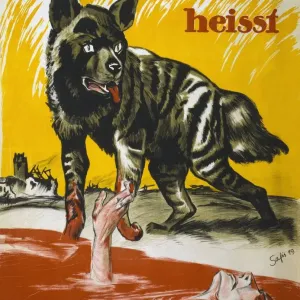 Poster issued by the Association to Fight against Bolshevism, 1919 Poster issued by the Association to Fight against Bolshevism, 1919
