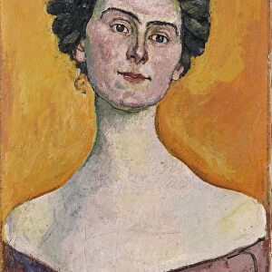 Potrait of Clara Pasche-Battie, 1914. Artist: Hodler, Ferdinand (1853-1918)
