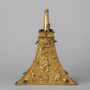 Powder Flask, French or Flemish, ca. 1560-80. Creator: Unknown