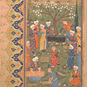 Preparation For a Noon-Day Meal, Folio from a Divan (Collected Works