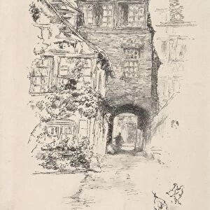 The Priests House, Rouen, 1894. Creator: James McNeill Whistler (American, 1834-1903)
