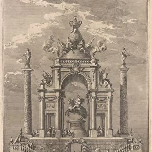 The Prima Macchina for the Chinea of 1751: Triumphal Arch for Roger I of Sicily, 1751