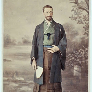 Prince Henry of Bourbon-Parma, Count of Bardi (1851-1905) in Japanese clothing