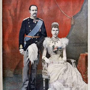The prince and princess of Denmark, 1896