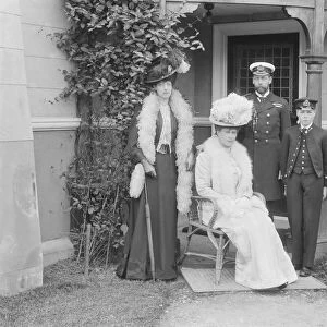 The Prince and Princess of Wales at the Royal Naval College, Osborne, Isle of Wight, 1908