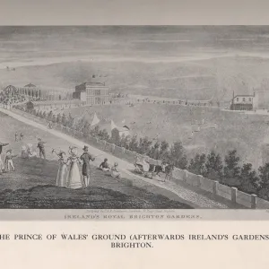 The Prince of Wales Ground (afterwards Irelands Gardens), Brighton, Sussex, 19th century (1912). Artist: George Hunt