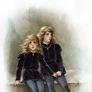 The Princes in the Tower, 1897. Artist: Frances Brundage