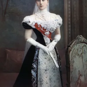 Princess Alexandra of Denmark, late 19th century. Artist: W&D Downey