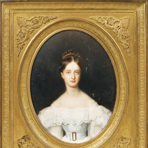 Princess Clementine of Orleans (1817-1907), princess of Saxe-Coburg and Gotha, 1830. Artist: Duchesne, Jean Baptiste Joseph (1770-1856)