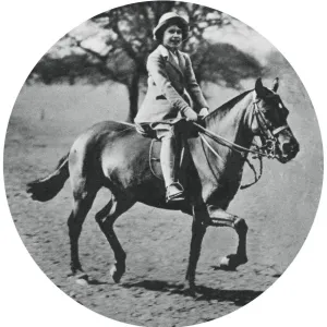 Princess Elizabeth on horseback, Windsor Great Park, 1935, (1937) Princess Elizabeth on horseback, Windsor Great Park, 1935, (1937)