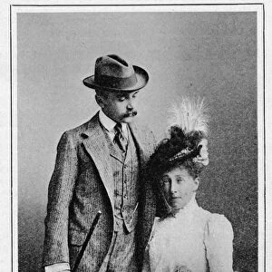 Princess Stephanie of Austria and Count Lonyay, c1903, (1903). Artist: Lambert Western & Son