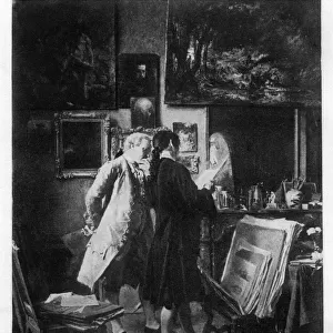 The Print Collector, 1908-1909. Artist: A Alexander