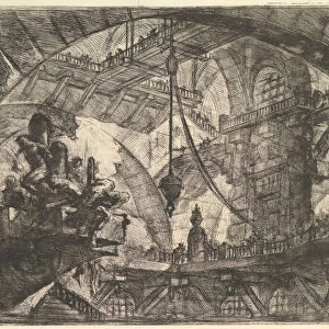 Prisoners on a Projecting Platform, from Carceri d invenzione (Imaginary Prisons), ca
