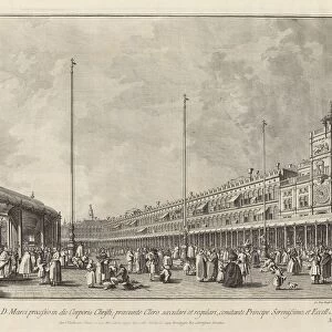 Procession on Corpus Christi Day in the Piazza San Marco, 1763 / 1766