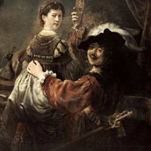The Prodigal Son in the Tavern (Rembrandt and Saskia), c1635. Artist: Rembrandt Harmensz van Rijn