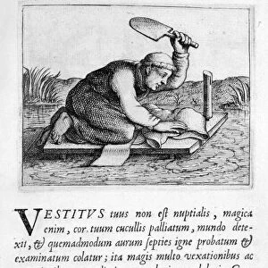 Prophecy figure X from Prognosticatio Eximii Doctoris Paracelsi, 1536. Artist: Theophrastus Bombastus von Hohenheim Paracelsus