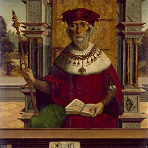 The Prophet Ezekiel, c. 1525. Artist: Maestro de Becerril (active Early 16th-century)