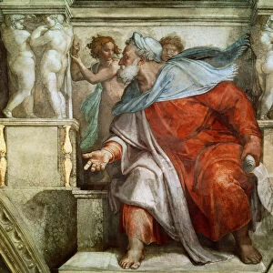 Prophets and Sibyls: Ezekiel (Sistine Chapel ceiling in the Vatican), 1508-1512