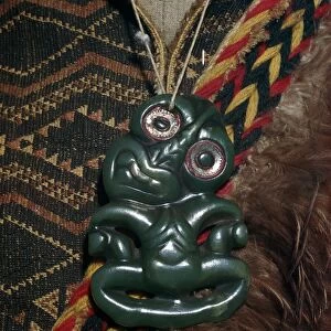 Protective Maori Tiki amulet, 19th century