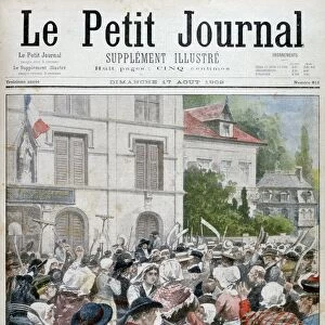 Protest in Brittany, 1902