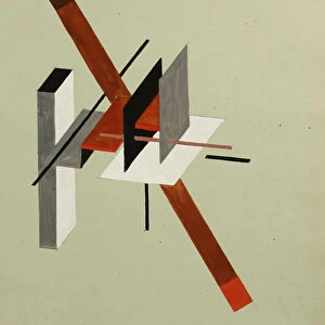 Proun, ca 1923. Artist: Lissitzky, El (1890-1941)