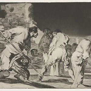 The Proverbs: The Folly of Fury, 1864. Creator: Francisco de Goya (Spanish, 1746-1828)