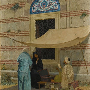 Public Scribe. Artist: Hamdi Bey, Osman (1842-1910)